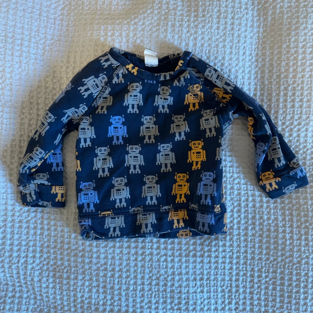 Tucker and Tate Robot Sweatshirt 9 mo